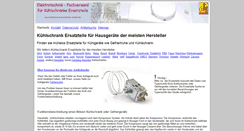 Desktop Screenshot of kuehlschrank-ersatzteile-verkauf.de