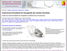 Tablet Screenshot of kuehlschrank-ersatzteile-verkauf.de